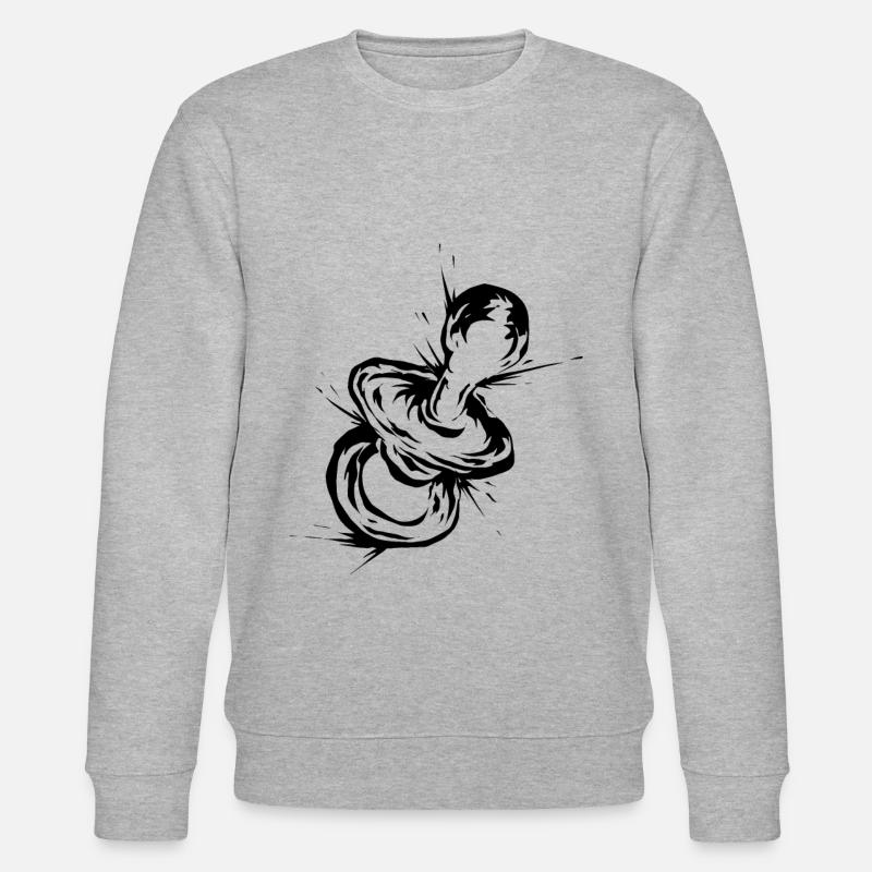 Schnuller - Stanley/Stella Unisex Bio-Sweatshirt CHANGER  - Grau meliert