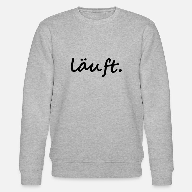 Läuft. - Stanley/Stella Unisex Bio-Sweatshirt CHANGER  - Grau meliert