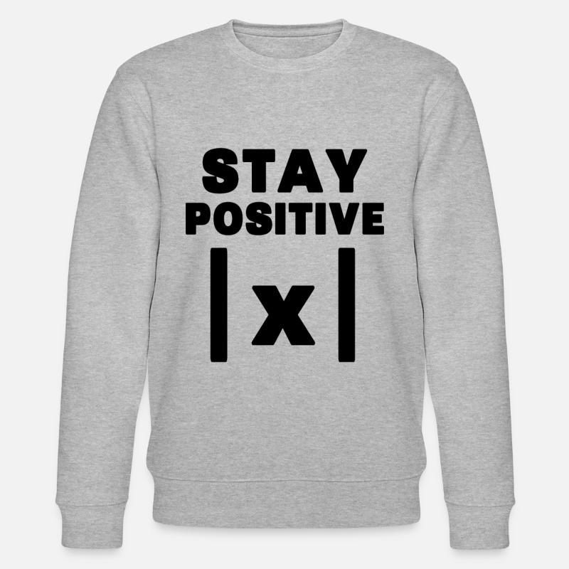 Mathe Spruch - Stanley/Stella Unisex Bio-Sweatshirt CHANGER  - Grau meliert