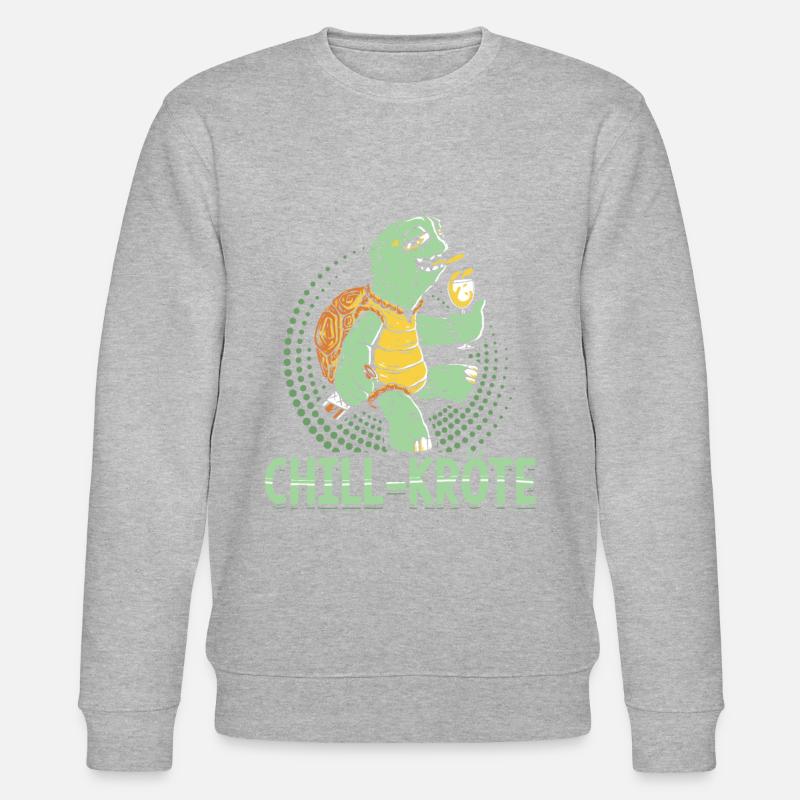 Chill Toad Relaxation & Humour Design - Sweat bio CHANGER Stanley/Stella Unisexe - gris chiné