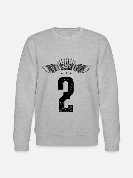 2 Couronne numérique - Sweat bio CHANGER Stanley/Stella Unisexe - gris chiné