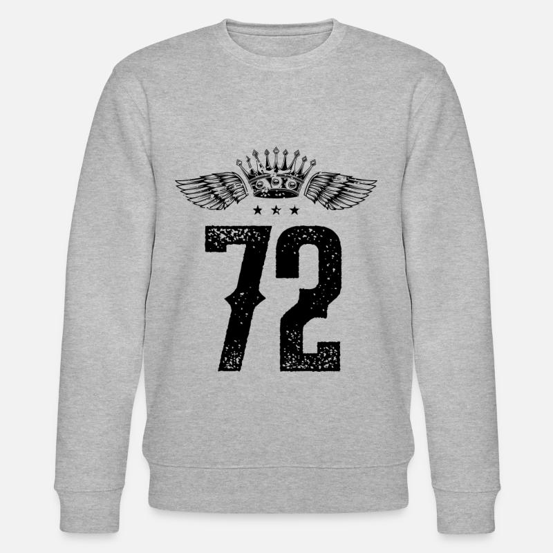 72 Couronne numérique - Sweat bio CHANGER Stanley/Stella Unisexe - gris chiné