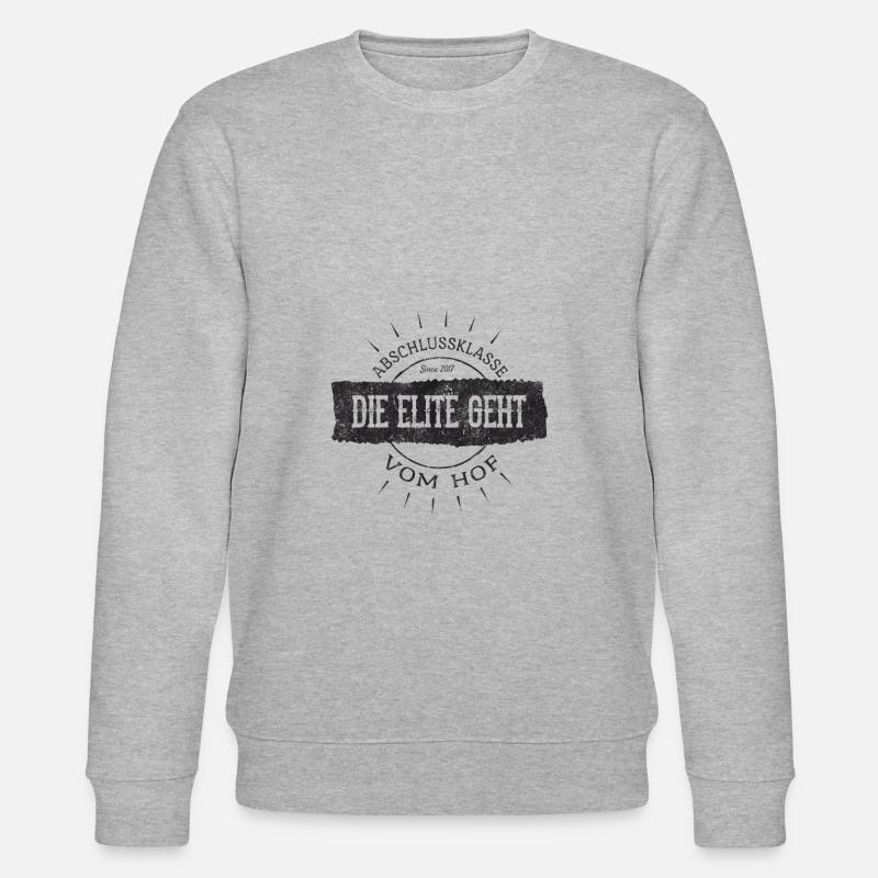 Die Elite geht vom Hof - Stanley/Stella Unisex Bio-Sweatshirt CHANGER - Grau meliert