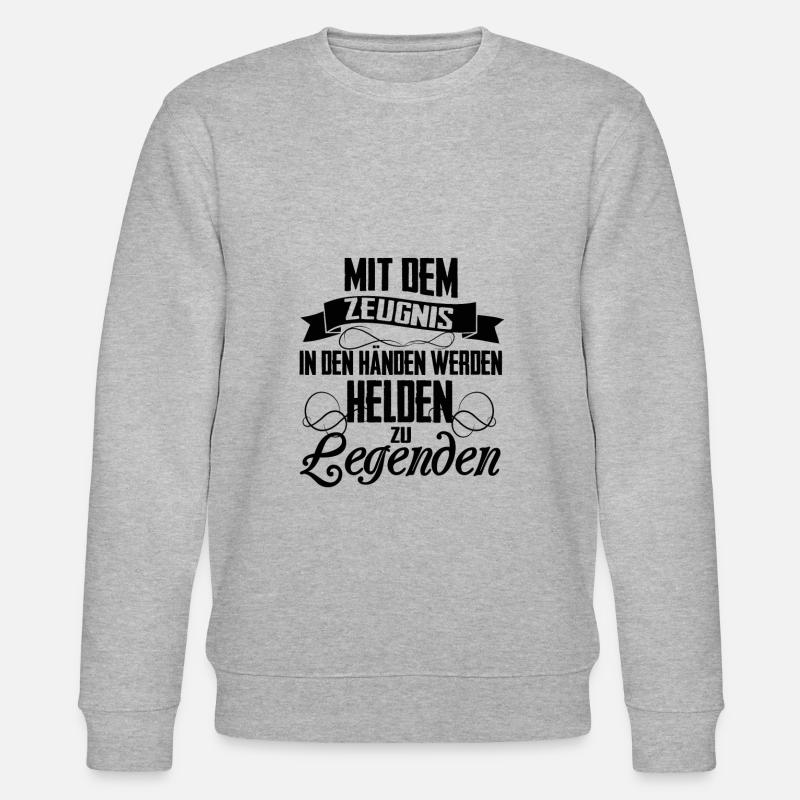 Schulabschluss - Stanley/Stella Unisex Bio-Sweatshirt CHANGER  - Grau meliert