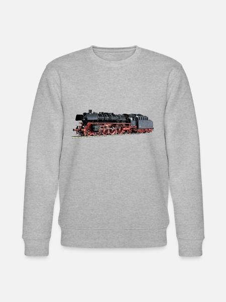 Dampflok 03.10 - Stanley/Stella Unisex Bio-Sweatshirt CHANGER  - Grau meliert