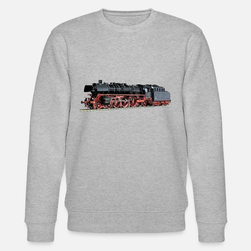 Locomotive à vapeur 03.10 - Sweat bio CHANGER Stanley/Stella Unisexe - gris chiné