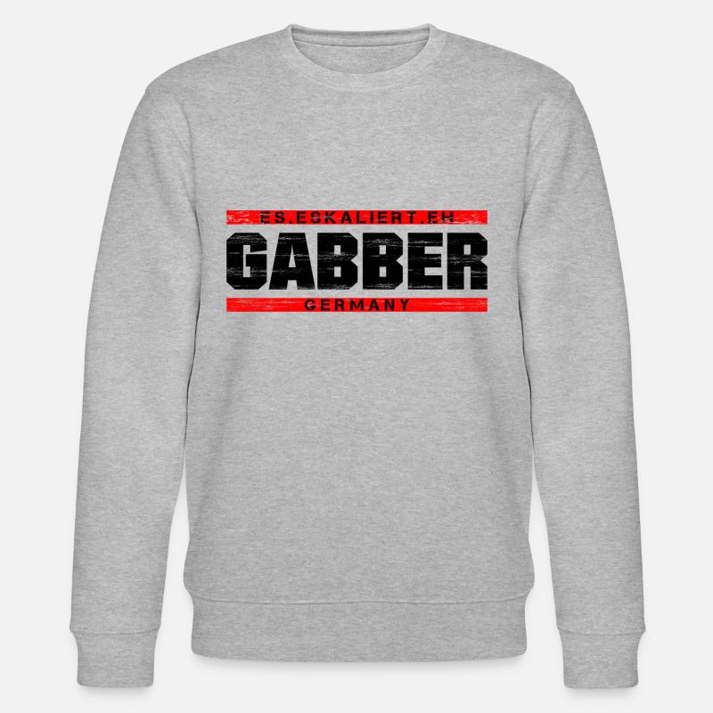 Gabber - Stanley/Stella Unisex Bio-Sweatshirt CHANGER  - Grau meliert