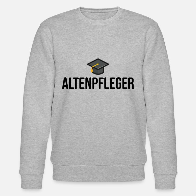 Altenpfleger Ausbildung - Stanley/Stella Unisex Bio-Sweatshirt CHANGER  - Grau meliert