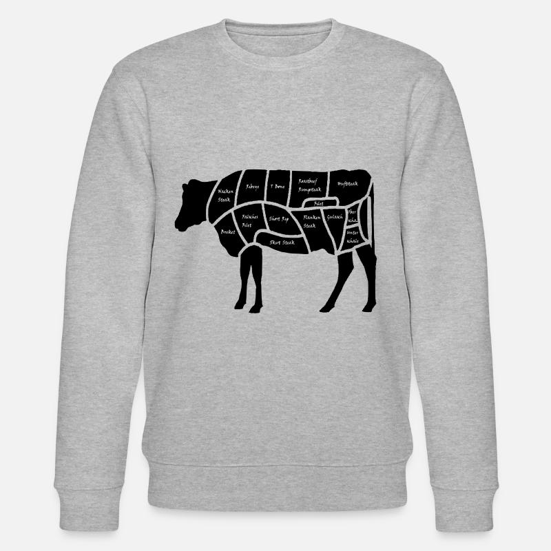 bœuf - Sweat bio CHANGER Stanley/Stella Unisexe - gris chiné