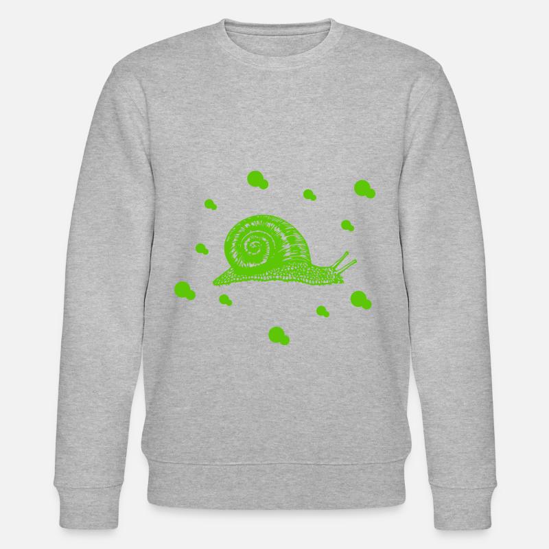 Escargot - Sweat bio CHANGER Stanley/Stella Unisexe - gris chiné