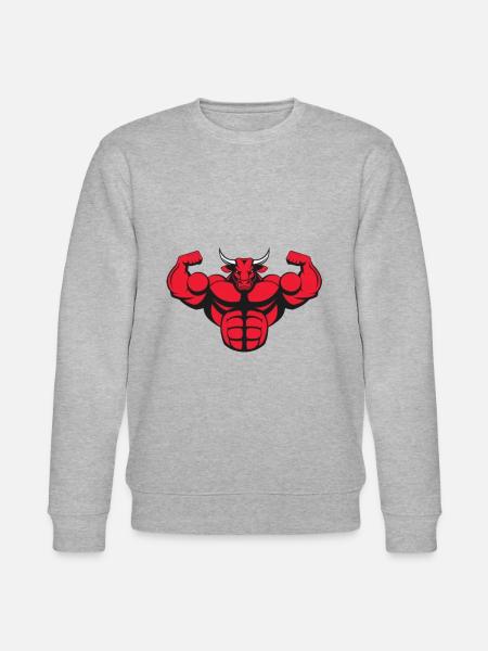 Stier - Stanley/Stella Unisex Bio-Sweatshirt CHANGER - Grau meliert