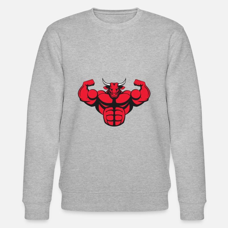 Bull - Stanley/Stella CHANGER Unisex Organic Sweatshirt - heather grey