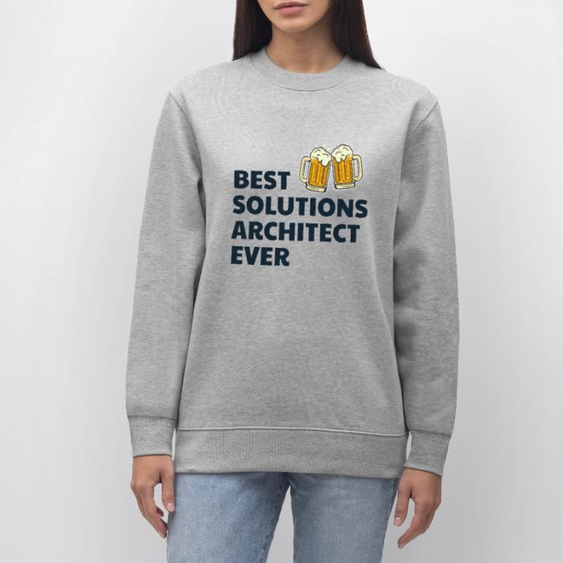 Solution Architect Architecture Beer Funny Stanley/Stella CHANGER Unisex Organic Sweatshirt