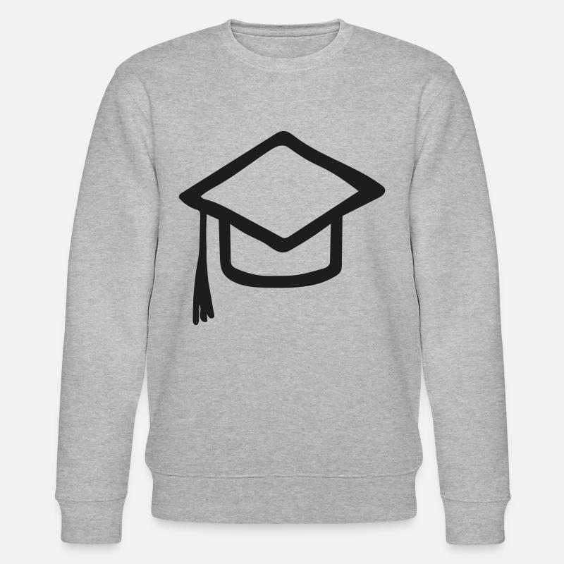 Graduation Hut - Stanley/Stella Unisex Bio-Sweatshirt CHANGER  - Grau meliert