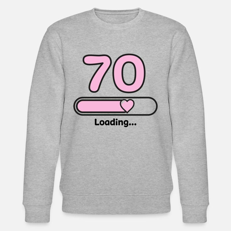 70 ans - Sweat bio CHANGER Stanley/Stella Unisexe - gris chiné