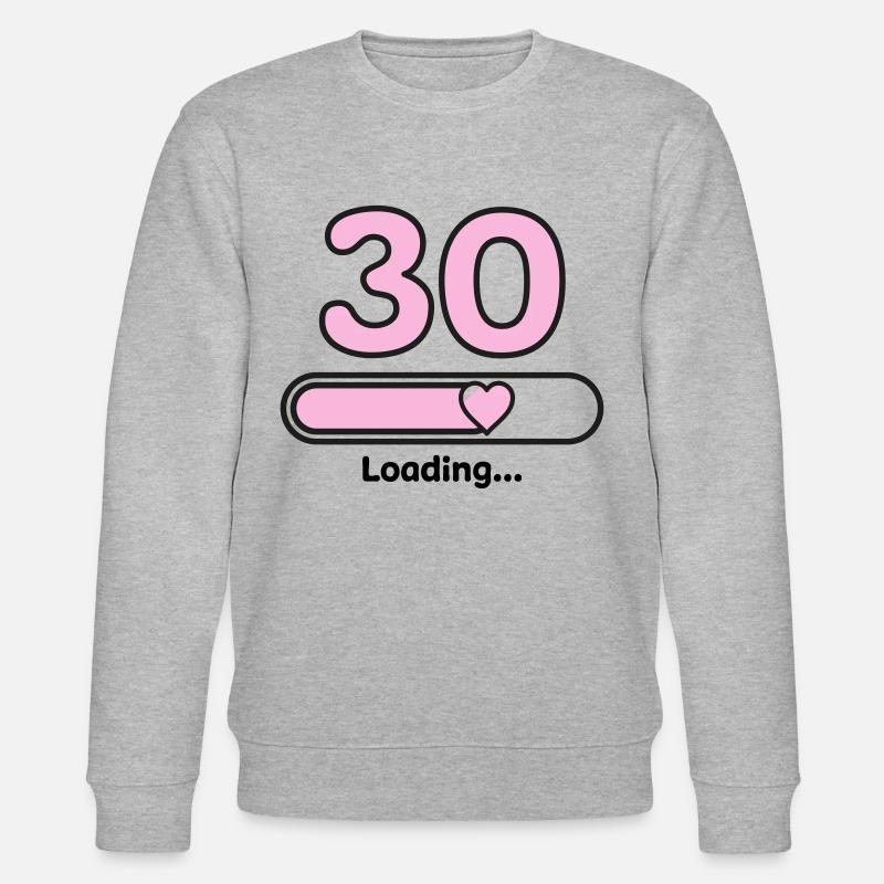 30 ans - Sweat bio CHANGER Stanley/Stella Unisexe - gris chiné