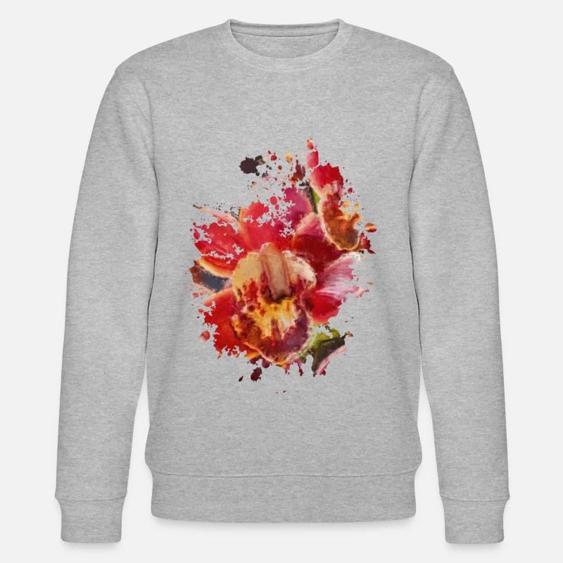 Blume - Stanley/Stella Unisex Bio-Sweatshirt CHANGER  - Grau meliert