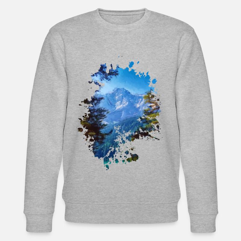 Berg - Stanley/Stella Unisex Bio-Sweatshirt CHANGER  - Grau meliert