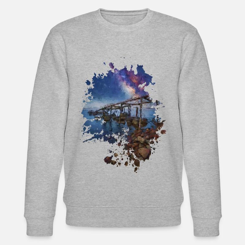 Horizont - Stanley/Stella Unisex Bio-Sweatshirt CHANGER  - Grau meliert