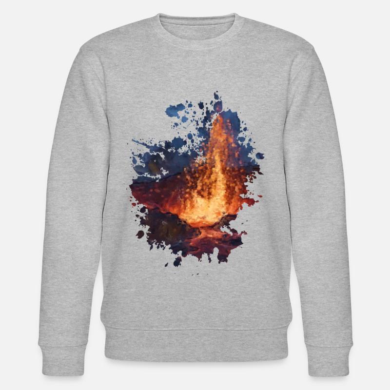 Magma - Stanley/Stella Unisex Bio-Sweatshirt CHANGER  - Grau meliert