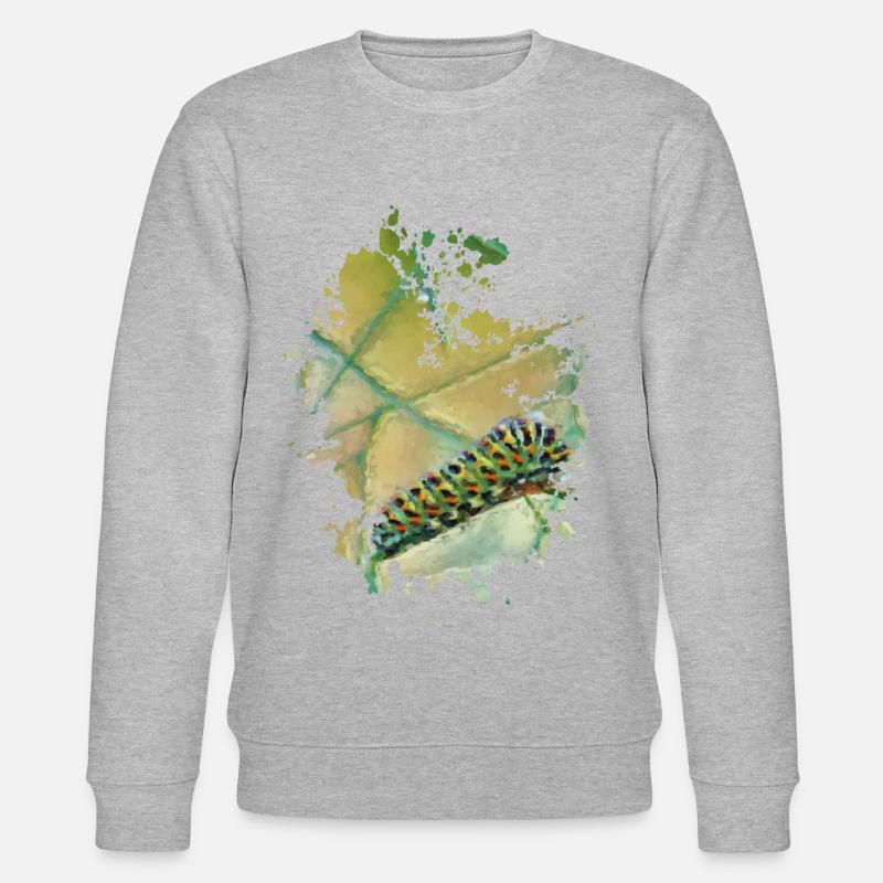 Raupe - Stanley/Stella Unisex Bio-Sweatshirt CHANGER  - Grau meliert