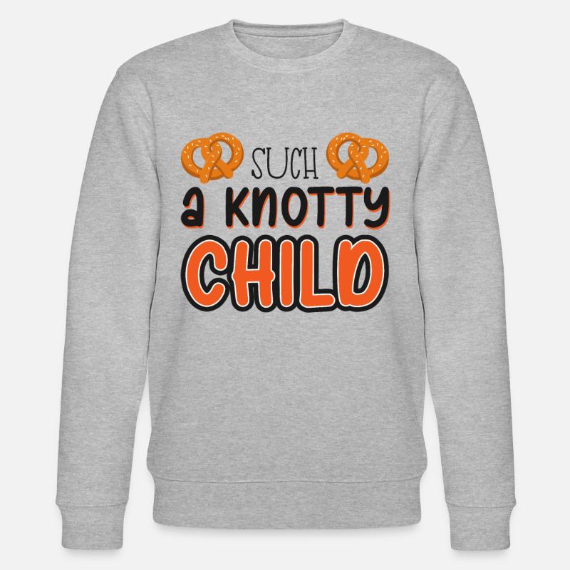 So ein knorriges Kind - Stanley/Stella Unisex Bio-Sweatshirt CHANGER  - Grau meliert