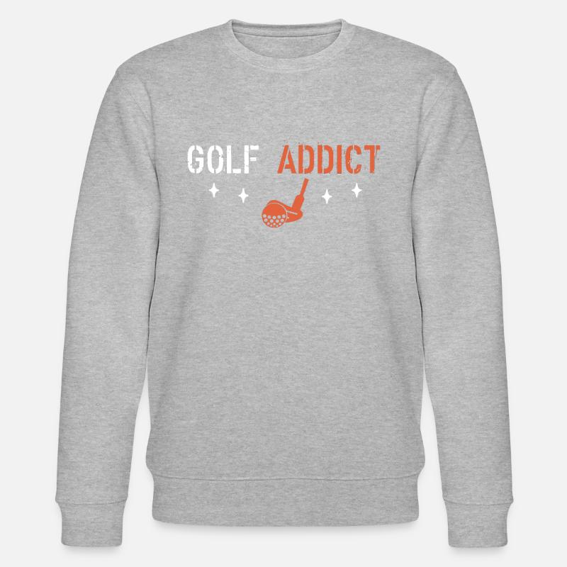 golf addict - Sweat bio CHANGER Stanley/Stella Unisexe - gris chiné