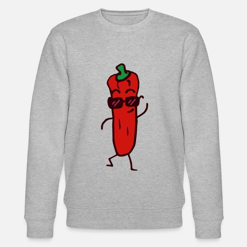 Peperoni - Stanley/Stella Unisex Bio-Sweatshirt CHANGER  - Grau meliert