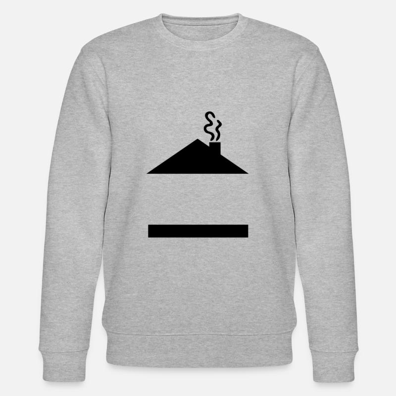 Maison - insérez votre texte - Sweat bio CHANGER Stanley/Stella Unisexe - gris chiné