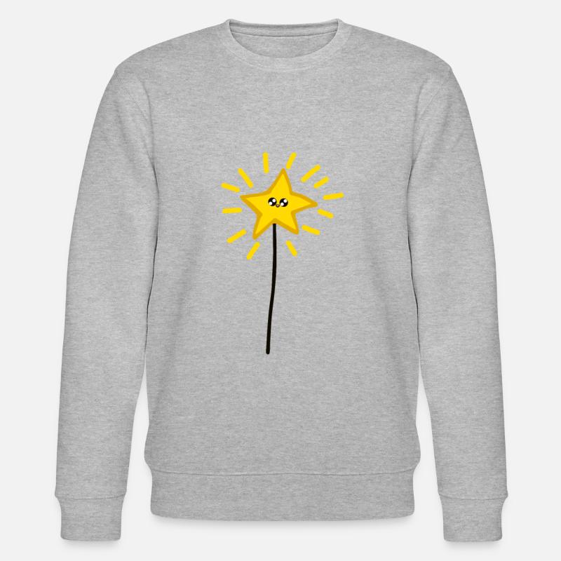 Zauberstab - Stanley/Stella Unisex Bio-Sweatshirt CHANGER  - Grau meliert