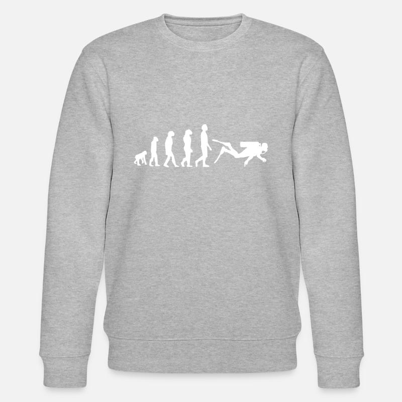 ÉVOLUTION PLONGÉE - Sweat bio CHANGER Stanley/Stella Unisexe - gris chiné