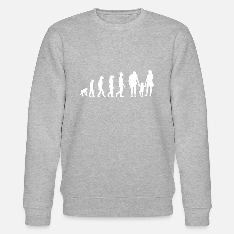 ÉVOLUTION FAMILLE - Sweat bio CHANGER Stanley/Stella Unisexe - gris chiné