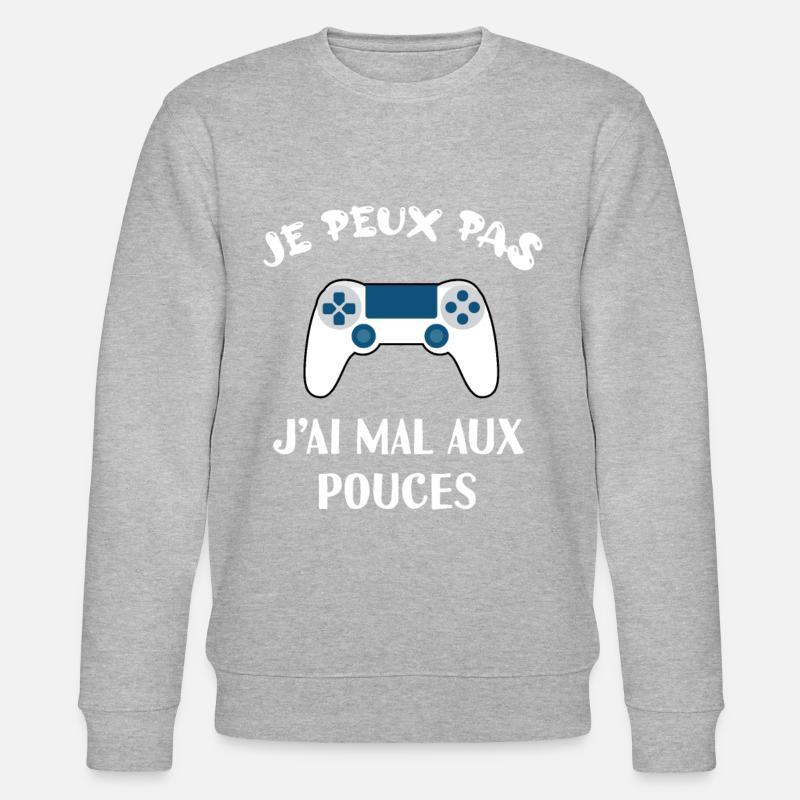 citation cool geek - Sweat bio CHANGER Stanley/Stella Unisexe - gris chiné