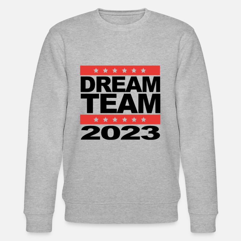 Dream Team - Stanley/Stella Unisex Bio-Sweatshirt CHANGER - Grau meliert