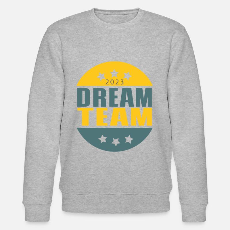 Dream Team - Stanley/Stella Unisex Bio-Sweatshirt CHANGER  - Grau meliert