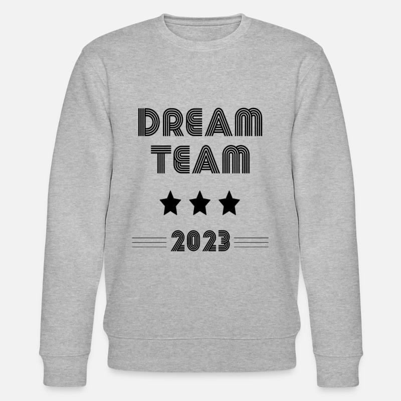 Dream Team 2023 - Stanley/Stella Unisex Bio-Sweatshirt CHANGER  - Grau meliert