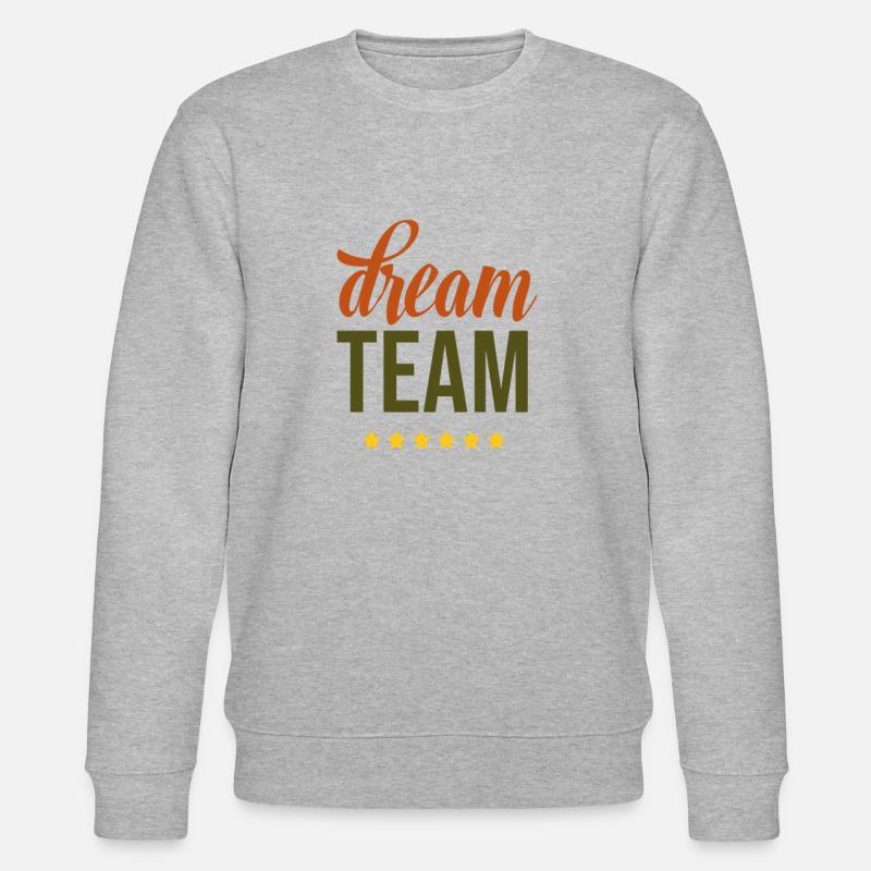 Dream Team 2023 - Stanley/Stella Unisex Bio-Sweatshirt CHANGER  - Grau meliert