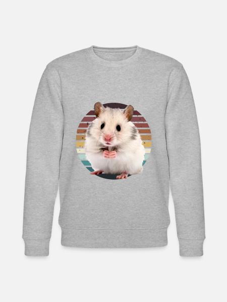 Hamster - Stanley/Stella CHANGER Unisex Organic Sweatshirt - heather grey