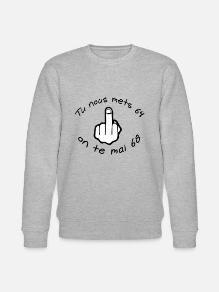 Retraites - Sweat bio CHANGER Stanley/Stella Unisexe - gris chiné