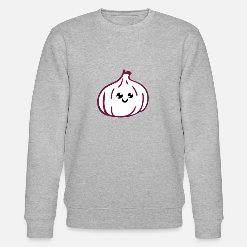 Knoblauch - Stanley/Stella Unisex Bio-Sweatshirt CHANGER  - Grau meliert