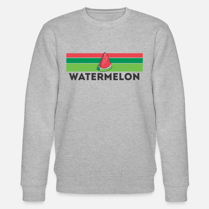 Pastèque - Sweat bio CHANGER Stanley/Stella Unisexe - gris chiné