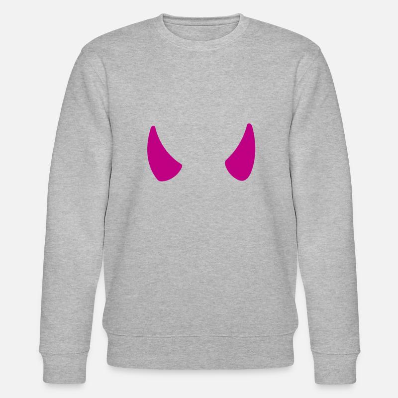 Hörner - Stanley/Stella Unisex Bio-Sweatshirt CHANGER  - Grau meliert