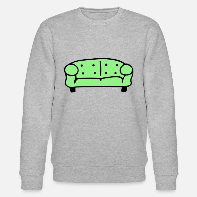 Couch - Stanley/Stella Unisex Bio-Sweatshirt CHANGER  - Grau meliert
