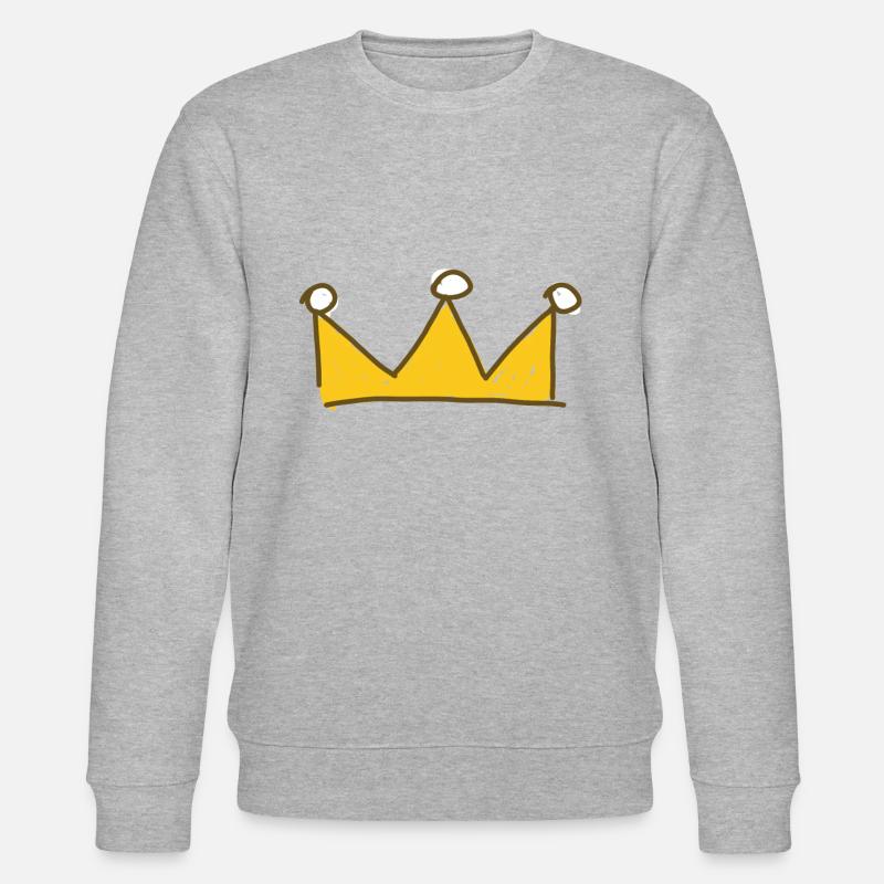Krone - Stanley/Stella Unisex Bio-Sweatshirt CHANGER  - Grau meliert