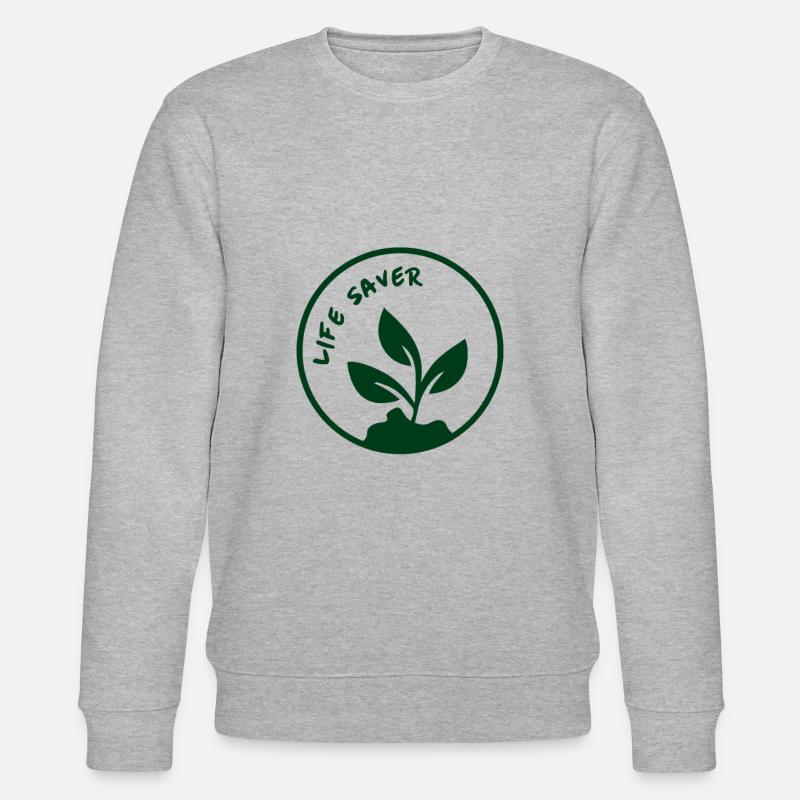 Lebensretter - Stanley/Stella Unisex Bio-Sweatshirt CHANGER  - Grau meliert