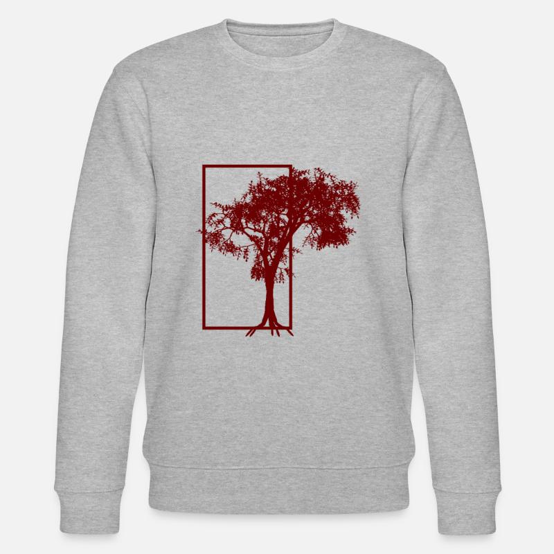 Baum - Stanley/Stella Unisex Bio-Sweatshirt CHANGER  - Grau meliert