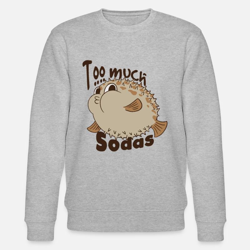 Soda Addict - Stanley/Stella Unisex Bio-Sweatshirt CHANGER  - Grau meliert