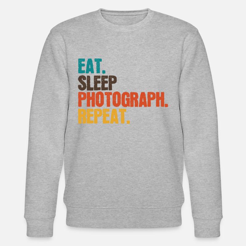 Fotografie-Zyklus - Stanley/Stella Unisex Bio-Sweatshirt CHANGER - Grau meliert
