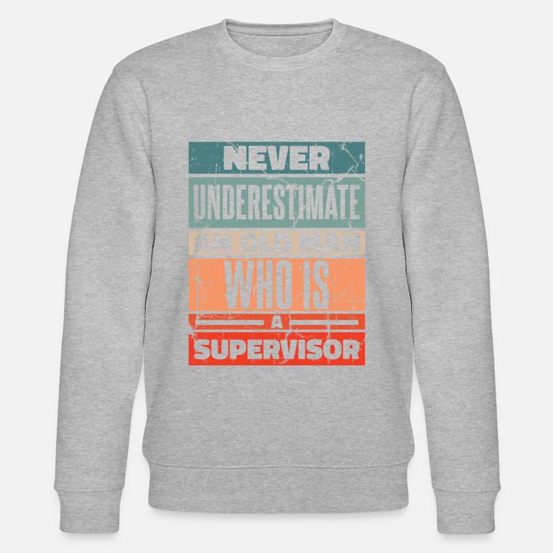 Profession de superviseur - Sweat bio CHANGER Stanley/Stella Unisexe - gris chiné