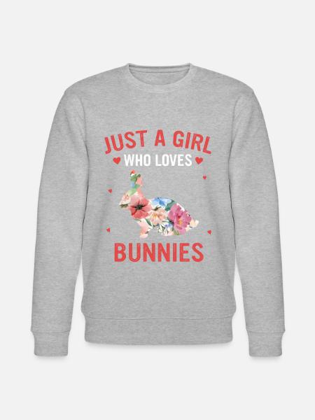Rabbit Animal Pet Rabbit - Stanley/Stella CHANGER Unisex Organic Sweatshirt - heather grey